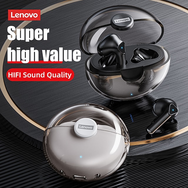 Lenovo LP80 True Wireless Headphones TWS Earbuds Bluetooth5.0 Ergonomic Design Deep Bass in Ear for Apple Samsung Huawei Xiaomi MI Everyday Use Traveling Cycling Mobile Phone Christmas Gift #8783273