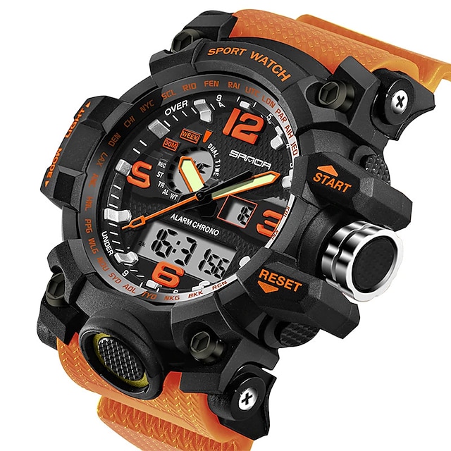 Digital Watch for Men Analog Quartz Stylish Style Sports Men's Watches Brand Luxury Military Shock Resist Male Clock #8145029