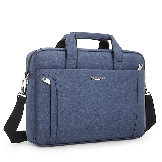 Laptop Briefcases 15.6" 16" inch Compatible with Macbook Air Pro, HP, Dell, Lenovo, Asus, Acer, Chromebook Notebook Expandable Bag Waterpoof Shock Proof Oxford Fabric Solid Color for Travel #8971718