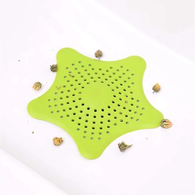 Five Pointed Star Kitchen Sink Anti Clogging Starfish Silicone Floor Drain Bathroom Sewer Filter Factory Direct Sales #8585091