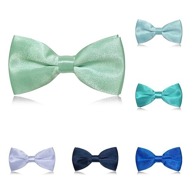 Unisex Party / Work Bow Tie - Solid Colored #8637620