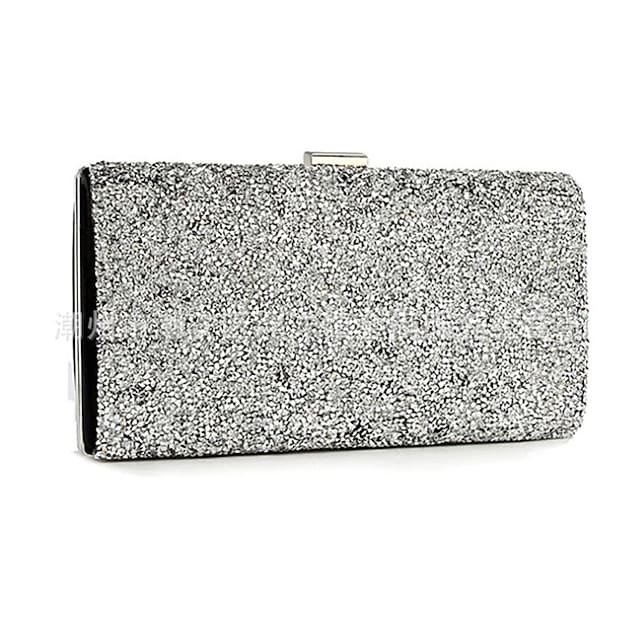 Women's Evening Bag Wedding Bags Handbags Evening Bag Alloy Sequin Glitter Shine Party Daily Date Black Grey Black Silver Gold #6785310