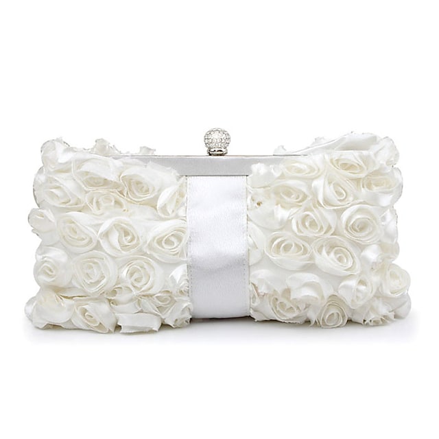 caiyue i06 ladies dinner bag, silk magnetic clasp ladies clutch, matt silk rose clutch wholesale #8599717