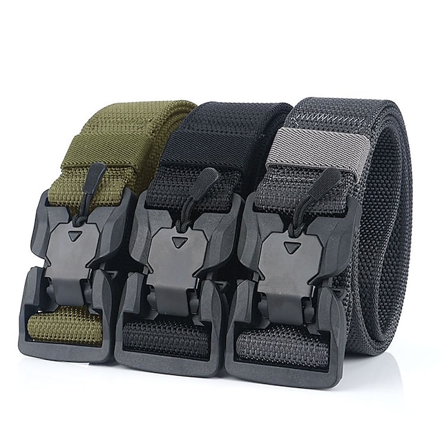 Men's Military Tactical Belt Breathable Wearable Protective for Solid Colored Camo Nylon Fall Spring Summer #8541872