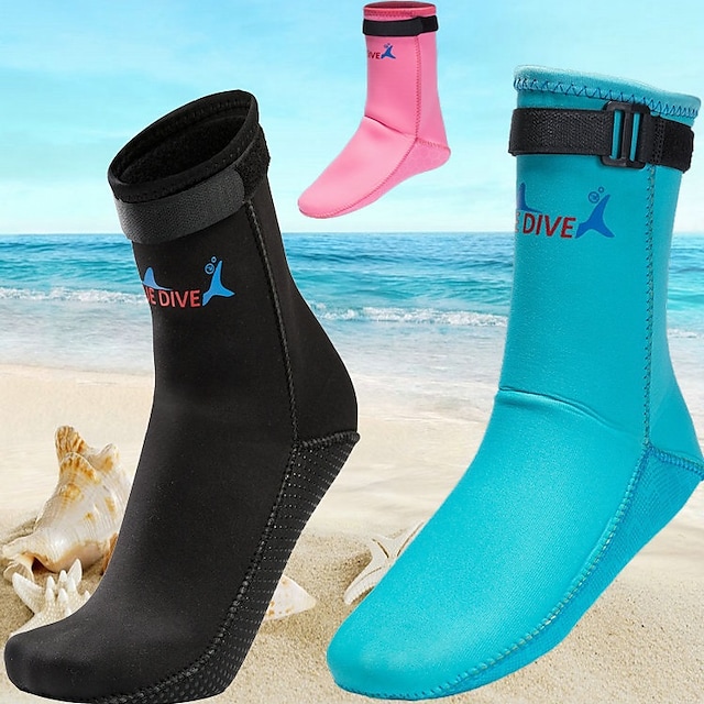 Bluedive Unisex Neoprene Boots Neoprene Quick Dry Barefoot Diving Surfing Snorkeling Scuba Beach - for Adults #5666643