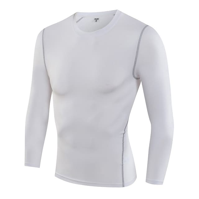 Men's Ski Base Layer Outdoor Autumn / Fall Quick Dry Top for Outdoor Exercise Multisport Back Country / Winter / Elastane #6386954