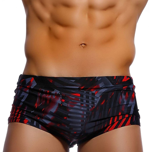 Men's Swim Shorts Swim Trunks Board Shorts Quick Dry Swimming Surfing Water Sports Painting Summer #8513911