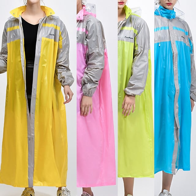 Men's Women's Rain Poncho Rain Jacket Scandinavian Raincoats Winter Summer Outdoor Quick Dry Lightweight Breathable Sweat wicking Poncho Top Hunting Fishing Climbing Blue Yellow Blushing Pink Green #8600593