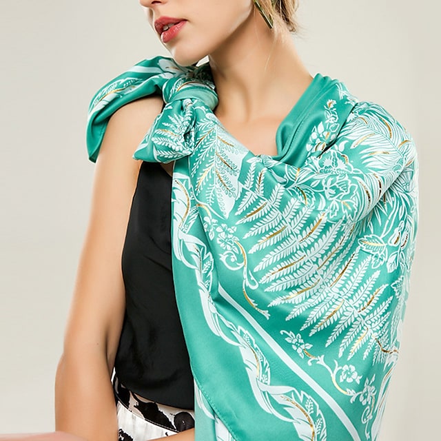 Sleeveless Ladies Polester / Cotton Blend Party / Party Evening Women's Wrap / Women's Scarves With Pattern / Print #9024832